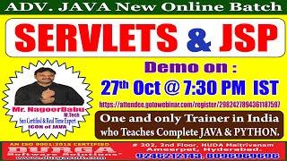 SERVLETS & JSP Online Training in DURGASOFT