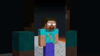 HELP Herobrine Cross Glass Bridge - SQUID Game (Imagine Dragons - Bones) #minecraft#shorts#herobrine