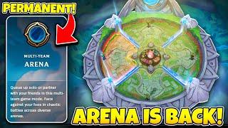 RIOT FINALLY LISTENED! ARENA IS OFFICIALLY A PERMANENT GAME MODE!