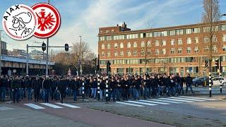 Eintracht frankfurt Fans in amsterdam | Ajax Amsterdam - Eintracht Frankfurt