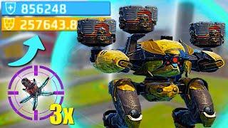 How Is This Even Possible... 3 Anciles On The Erebus - 1.1 MILLION HP Shielding | War Robots