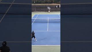 Lleyton Cronje (UCF) vs. Jiri Jenicek (Florida Atlantic) #tennis #ucf #floridaatlantic #ncaa
