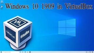 Windows 10 1909 Virtualbox Installation Guide