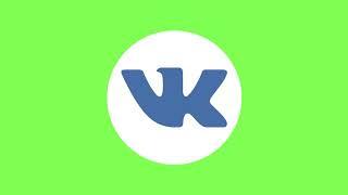 VK Icon - Logo Animated | Green Screen | Free Download | 4K 60 FPS!