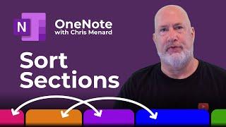 OneNote - Sort Sections using Onetastic for OneNote