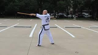 Grandmaster Ray Saint Performs Silla Pole Pattern for Instructional Purposes