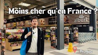 Faire ses courses dans un supermarché tchèque ( les prix de la nourriture en Tchéquie) 