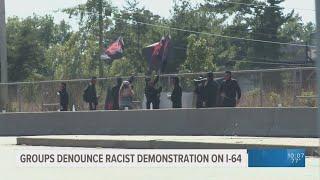 Groups denounce racist demonstration on I-64 in St. Louis