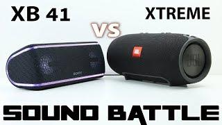 Sony SRS XB41 vs JBL XTREME :Sound Battle