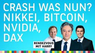 Nikkei, DAX, Nvidia, Apple, Tesla, Bitcoin – Rendezvous mit Harry vom 05.08.2024