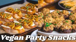 Easy Vegan Snacks for Parties / Plant-Based Appetizers for Hosting this Fall