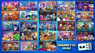 Музыка Всех Сезонов Бравл Пасс 1-23 Бравл Старс | Brawl Stars All Brawl Pass Seasons Music 1-23