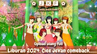 *UPLOAD ULANG || J.K.F || CERITA FULL ️ JEVAN COMEBACK ️ 2024 || Drama Sakura School Simulator