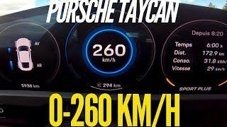 Porsche Taycan Turbo S : 0-260 km/h !