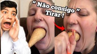 Ela foi TOMAR SORVETE mas NÃO ESPERAVA acontecer isso…