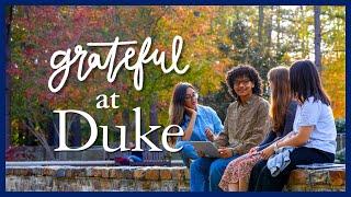 Grateful at Duke | Fall Scenery Video