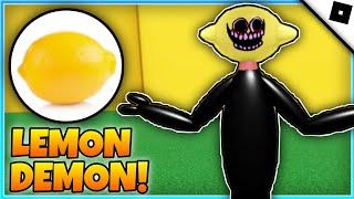 How to get "LEMON DEMON" BADGE + MORPH/SKIN in TREVOR CREATURES KILLER 2 - Roblox