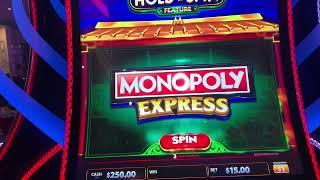 Betting More Makes You Win More? Monopoly Express Slot Machine #slots #gamble #monopoly #casino