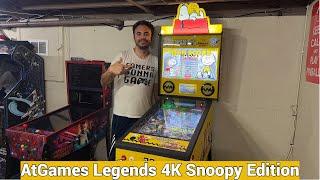 AtGames Legends 4K Snoopy Collector's Edition Pinball Machine - Showcase + 1st  Impressions