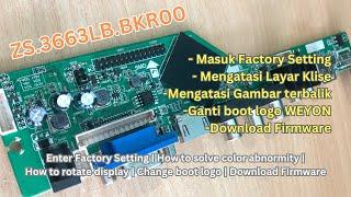 ZS.3663LB.BKR00 (LB36BKC15) Universal TV Mainboard | Factory Setting | Firmware Download | ENG SUB