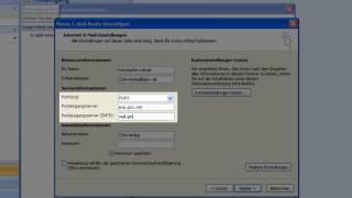 Outlook 2007 - E-Mail Konto einrichten