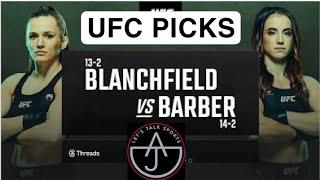 UFC Fight Night Blanchfield vs Barber Predictions