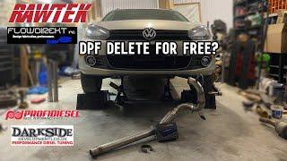 Deleting your TDI: Downpipe, Tune and Install