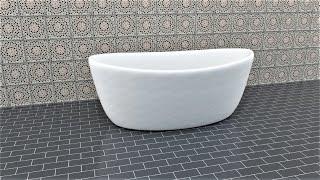 How to make Bathtub in SketchUp