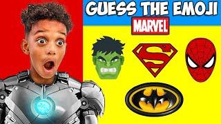 GUESS THE MARVEL CHARACTER BY EMOJI | The Prince Family Clubhouse