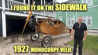 Airplane on a Sidewalk! Winston's 1927 Monocoupe Project