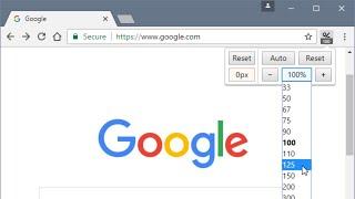 How To Zoom Page On Google Chrome