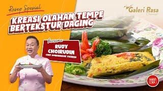 RUDY CHOIRUDIN | KREASI OLAHAN TEMPE TEKSTUR DAN RASANYA MIRIP DAGING ~ PEPES TEMPE