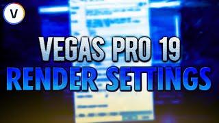 VEGAS Pro 19: Best Render Settings For YouTube (1080p) - Tutorial #567