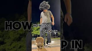 How to drop in #sk8 #skateboarding #skateboard #skate