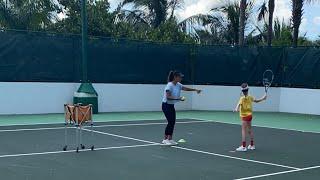 Tennis training in Miami BrightFutureDNA is going live! #sport #trenning #miami #beachlife #tennis