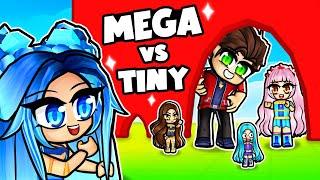 MEGA vs TINY in Roblox!