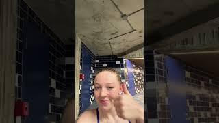 How to put hair in a swim cap!