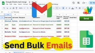 Google Sheets | Mail Merge #googlesheets #appsscript