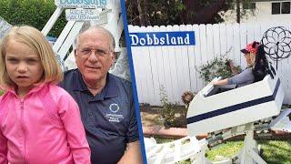 Man Builds Backyard Amusement Park for Homebound Grandchildren