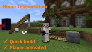 Flexible home teleportation with a fishing rod 1.16-1.21.x