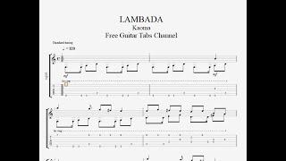 LAMBADA - Kaoma [ Free Guitar Tabs ]