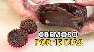 BRIGADEIRO COM 2 CREMES DE LEITE - SUPER CREMOSO