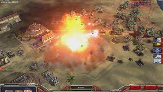 CHINA Tank 2v2v2 - Command & Conquer Generals Zero Hour Gameplay