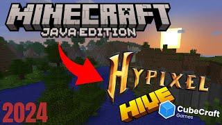 How To Join Servers On Minecraft Java Edition In 2024 (Join Hypixel And More!)