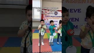 Clayton nyanyi paduan suara disekolah pertama kali. Do A Deer cover by Clayton and Friends 