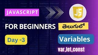 Variables in JavaScript  | let  in JavaScript | hoisting  in JavaScript | var vs let in JavaScript