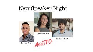 New Speaker Night - AgileTO QuickTalks