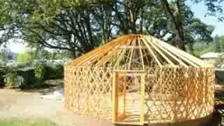 Time lapse of a Yurt Build
