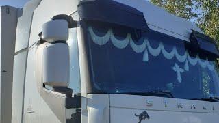 Замена накладок зеркала заднего вида iveco stralis/ поставили в цвет машины.