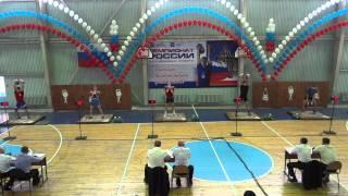 RGSF Championship of Russia 2012 Victory by Denis Vasilev 83reps Long Cycle 32kg kettlebells